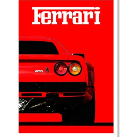 Ferrari Pagani Poster Wall Art