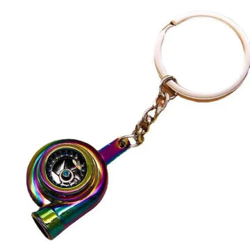 Turbine Key Car Keychain