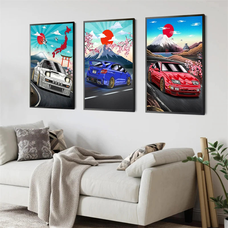 Aesthetic Cars Poster Wall Art