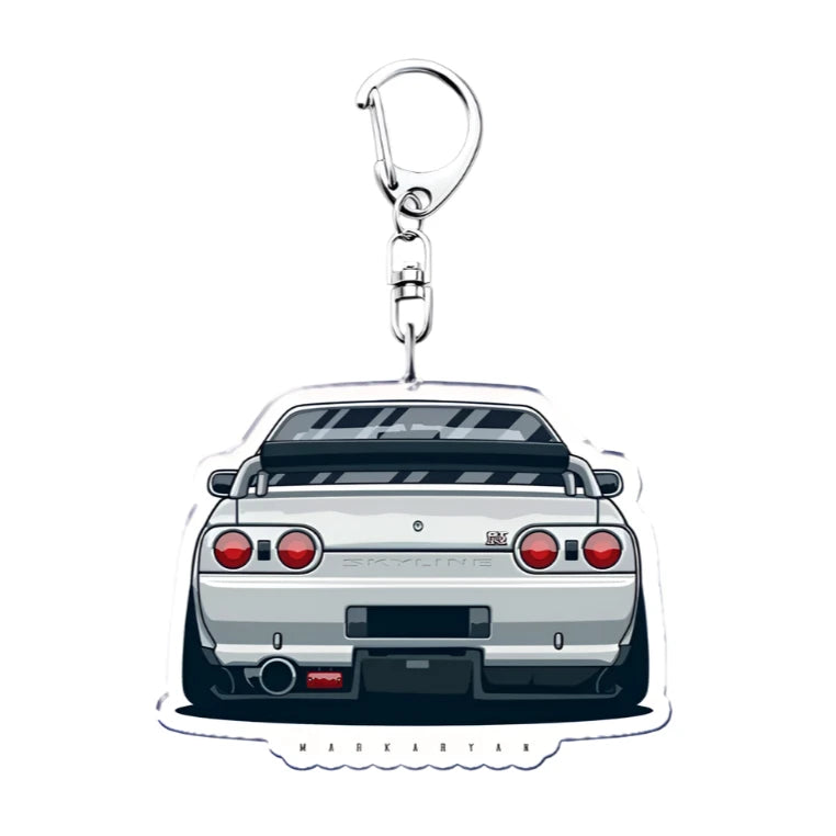 Sport Racing Cars Keychain