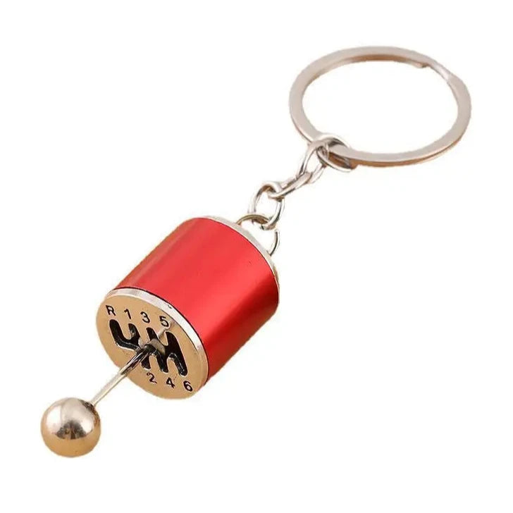 Six Gear Shift Car Keychain