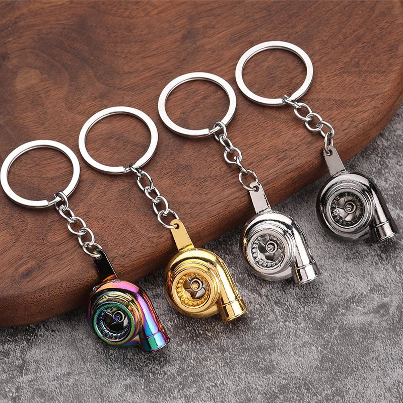 Turbine Key Car Keychain