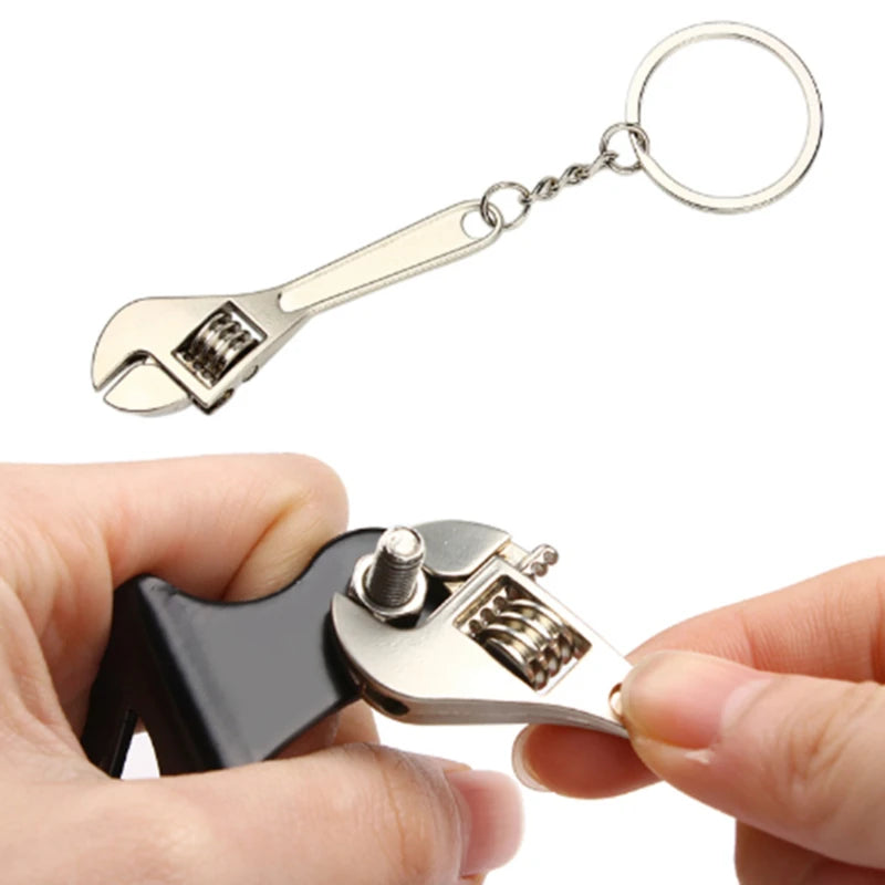 Mini Wrench Car Keychain