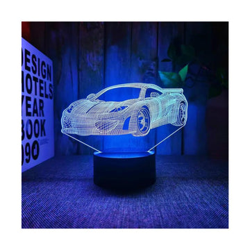 Car 3D Optical Illusion Lamp