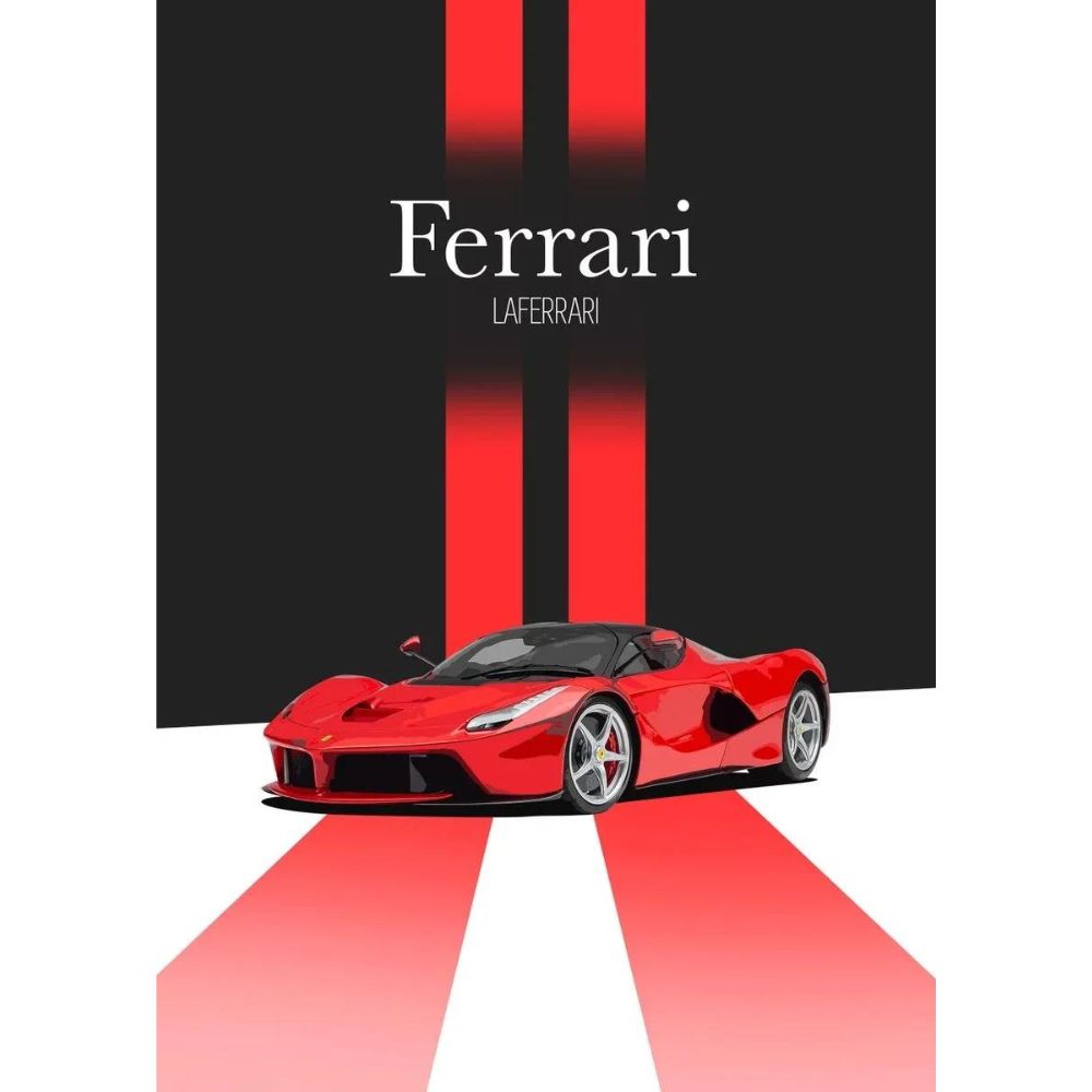 Waterproof Car Poster Wall Art