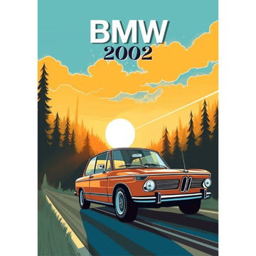 BMW Modern Poster Wall Art