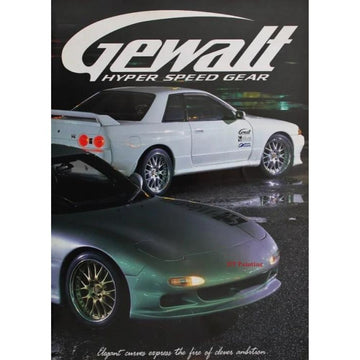 80s Retro Cars Magazine Poster