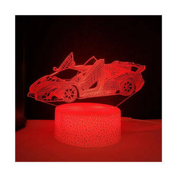 Race Car 3D Night Lamp